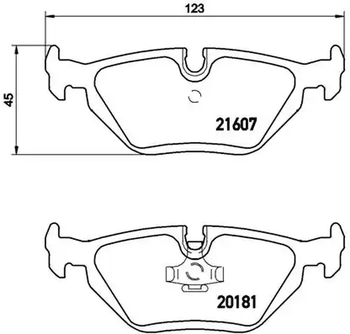 накладки BREMBO P 06 013