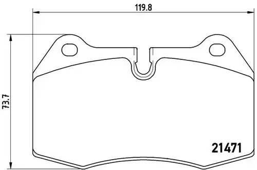 накладки BREMBO P 06 018