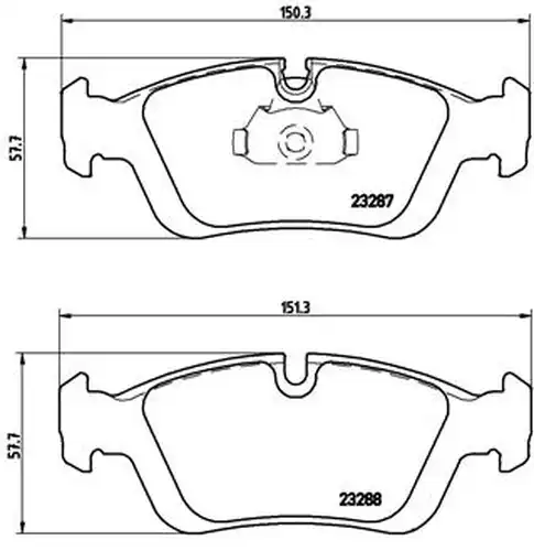 накладки BREMBO P 06 024