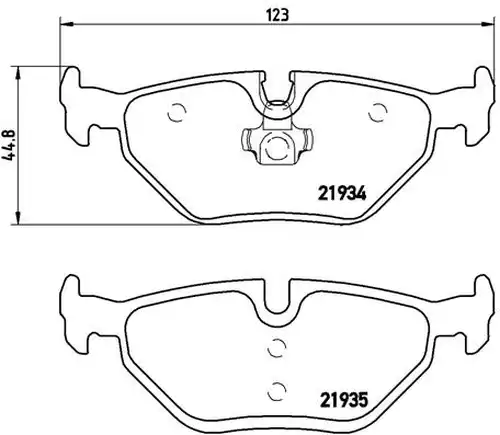 накладки BREMBO P 06 025