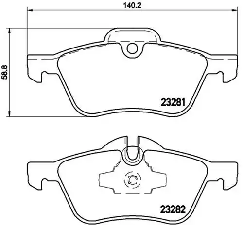 накладки BREMBO P 06 030