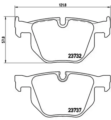 накладки BREMBO P 06 033