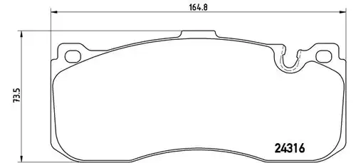 накладки BREMBO P 06 041