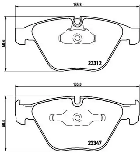 накладки BREMBO P 06 046