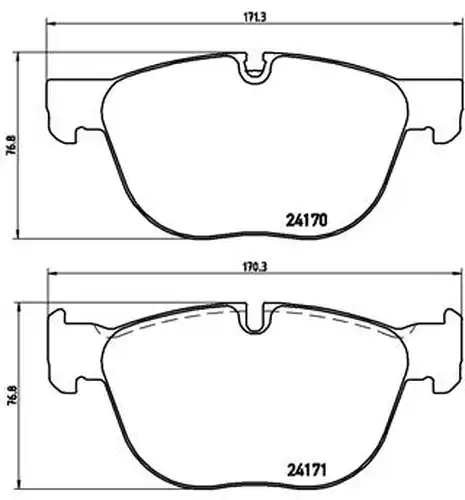 накладки BREMBO P 06 049