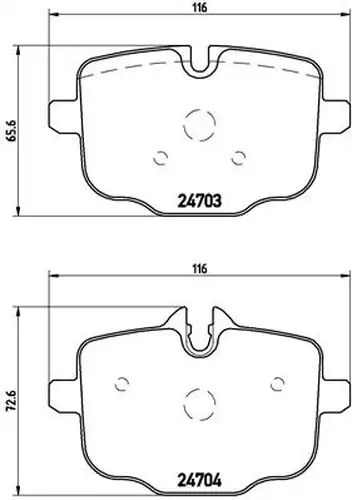 накладки BREMBO P 06 061