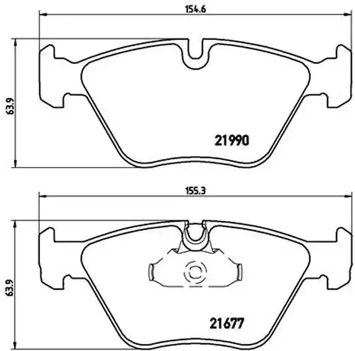 накладки BREMBO P 06 065