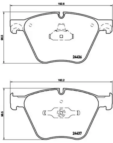 накладки BREMBO P 06 073