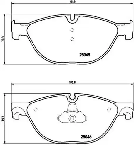 накладки BREMBO P 06 076