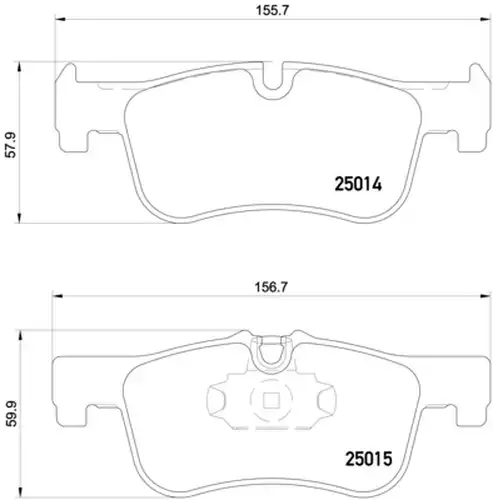 накладки BREMBO P 06 078