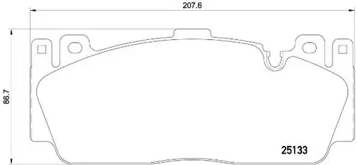 накладки BREMBO P 06 079