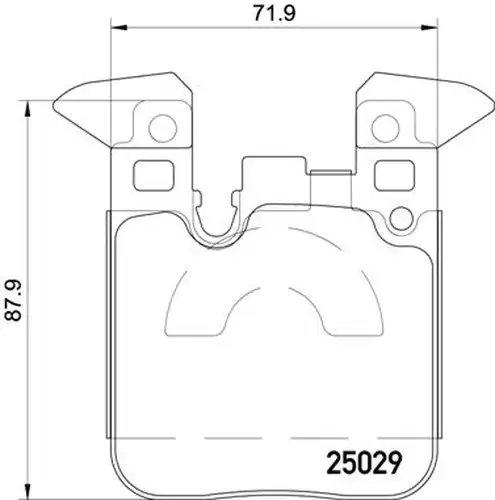 накладки BREMBO P 06 087X