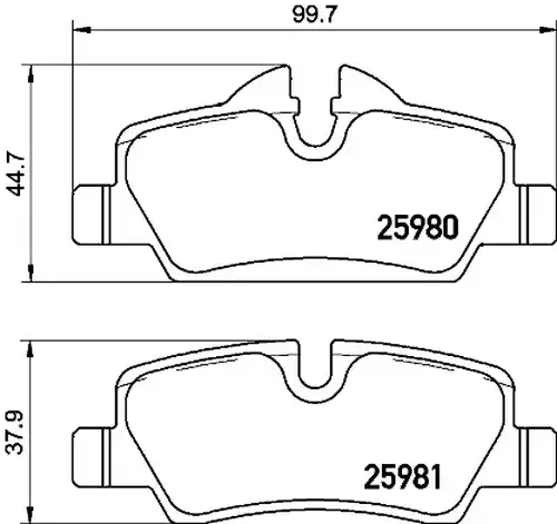 накладки BREMBO P 06 090