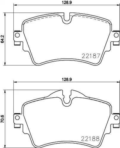 накладки BREMBO P 06 092