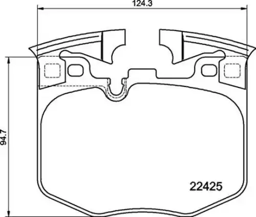 накладки BREMBO P 06 099