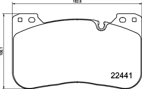 накладки BREMBO P 06 100