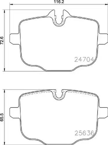 накладки BREMBO P 06 101