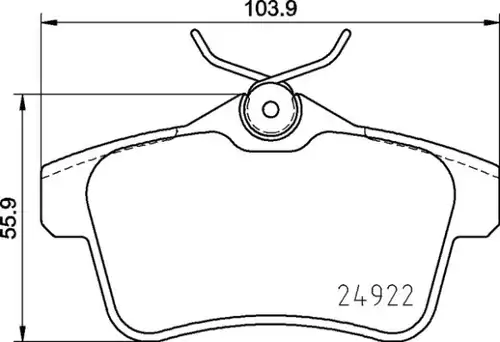 накладки BREMBO P 06 102