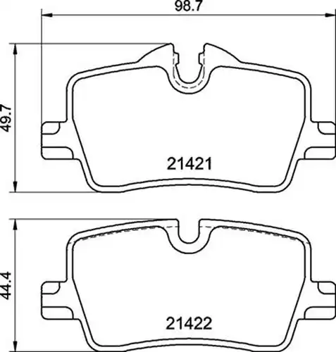 накладки BREMBO P 06 113