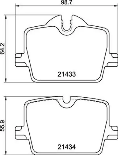 накладки BREMBO P 06 114