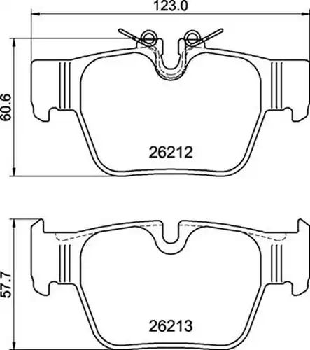 накладки BREMBO P 06 117