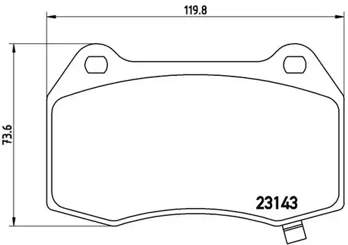 накладки BREMBO P 09 003