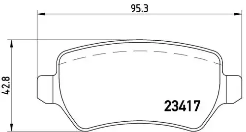 накладки BREMBO P 10 013