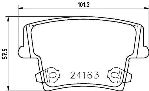 накладки BREMBO P 11 018