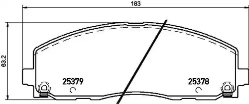 накладки BREMBO P 11 035