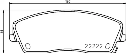 накладки BREMBO P 11 041