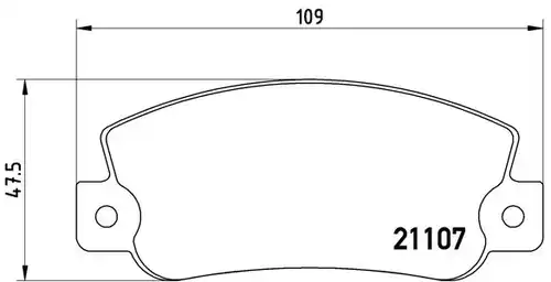 накладки BREMBO P 23 032