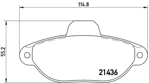 накладки BREMBO P 23 060