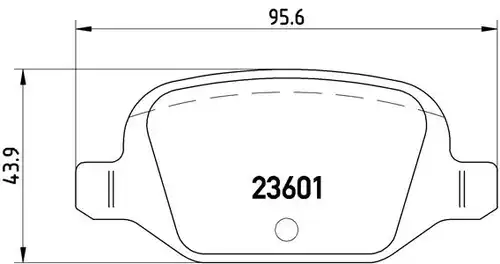 накладки BREMBO P 23 064