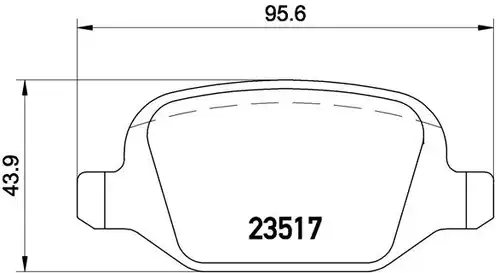 накладки BREMBO P 23 065