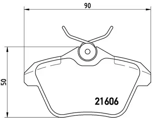 накладки BREMBO P 23 067