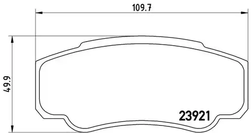 накладки BREMBO P 23 093