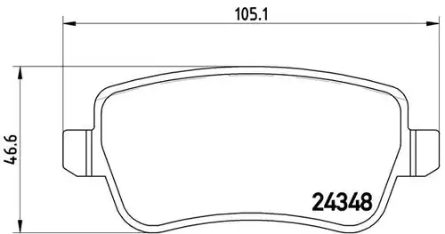 накладки BREMBO P 23 101