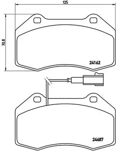 накладки BREMBO P 23 117