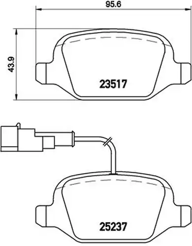 накладки BREMBO P 23 131