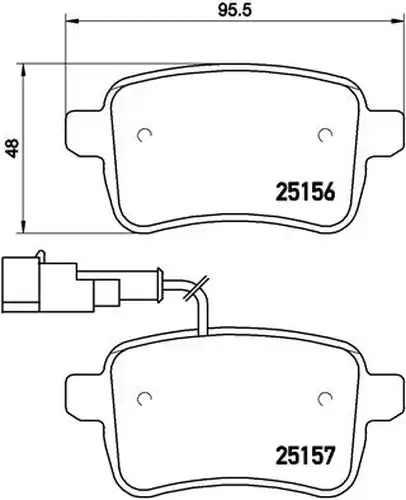 накладки BREMBO P 23 133