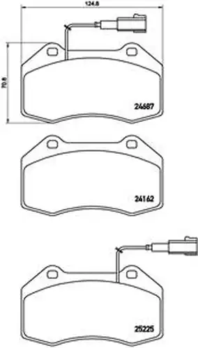 накладки BREMBO P 23 139