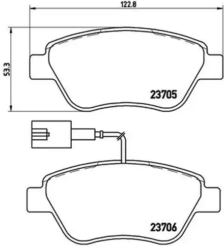 накладки BREMBO P 23 141