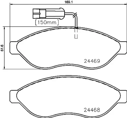 накладки BREMBO P 23 143