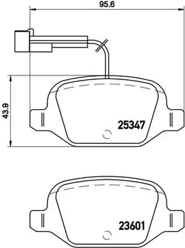 накладки BREMBO P 23 146