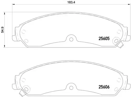 накладки BREMBO P 23 149