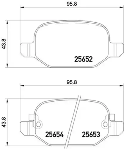 накладки BREMBO P 23 150