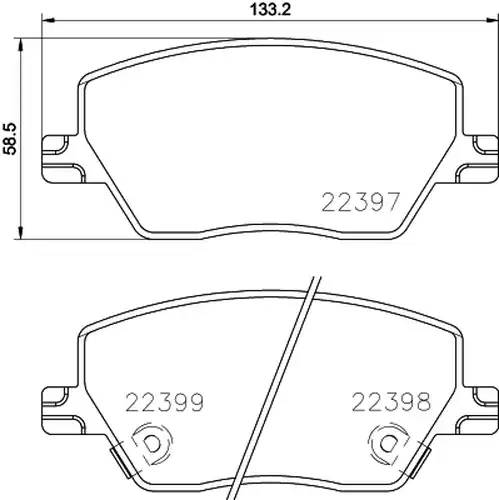 накладки BREMBO P 23 170