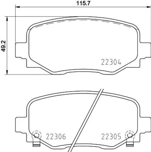 накладки BREMBO P 23 177