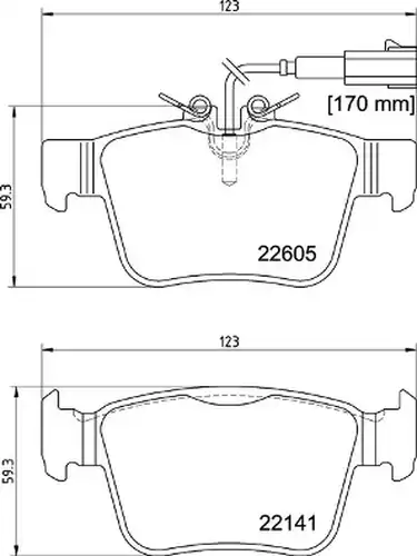 накладки BREMBO P 23 180