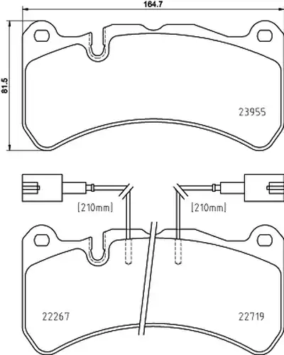 накладки BREMBO P 23 186